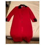 Preston and York red medium coat