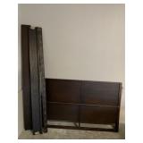 Full size headboard footboard rails