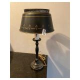Vintage metal shade lamp