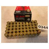 50 rounds Geco .45 auto 230 gr