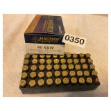 50 rounds Magtech .40 S & W 180 gr fmc-flat