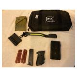 Glock bag, light, handles, holders