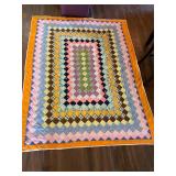 Hand sewn quilt 66 x 86