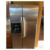 Whirlpool stainless side by side fridge