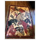 Horse throw blanket
