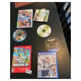 Wii and ps4 games