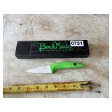 Benchmark straight blade knife