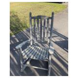 Wooden rocking chair