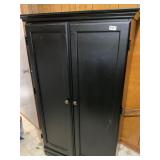 Black wooden cabinet