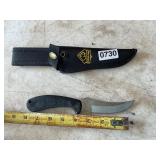 Case XX straight blade knife w sheath