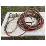 Torch, gauges, hose