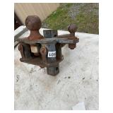 Receiver hitch with 2 5/16 ball