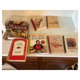 Lot of cookbooks