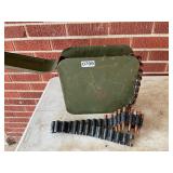 Metal ammo can- linked ammo