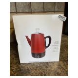 8/10 cup electric coffee percolator- new