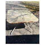 Patio table glass top