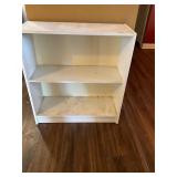White bookshelf