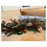 3 candle holder Christmas centerpiece