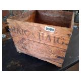 Vintage Haig & Haig wooden crate