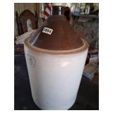 Vintage stoneware whiskey/moonshine jug