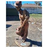 Modest Lady golfer - Austin sculpture1992