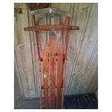 Vintage Flexible Flyer II Wood Sled
