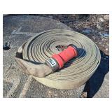 fire hose with nozzle
