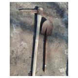 pick axe and shovel