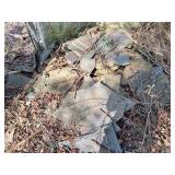 pile of loose landscaping rock