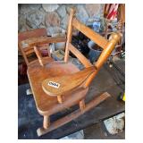 small vintage rocking chair
