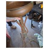 tall copper standing planter
