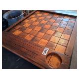 vintage wooden gametop board
