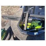 Poulan chainsaw in case