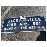 Jacksonville Ark. 825th Air Division License plate