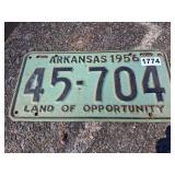 1956 AR License plate