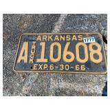 1966 AR Truck license plate