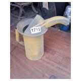 vintage 1/2 gallon oil filler