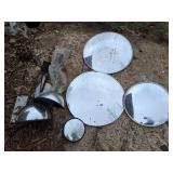various sized Blind spot mirrors