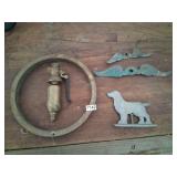 brass whistle? and other brass or metal items