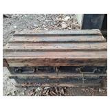 workmanï¿½s travel trunk from the early 20th