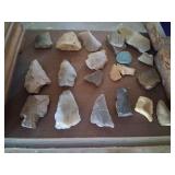 2 vintage boxes of arrow heads?