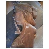 Hand carved folk art / tribal art