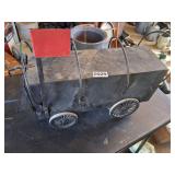 Cool Metal Wagon shaped mail box