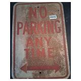 No Parking Any Time SIgn