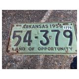1956 AR License plate