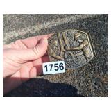 Vintage Oil well workers belt buckle
