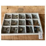 Assorted costume jewelry rings