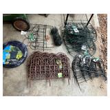 Garden edging some plastic some metal