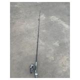 Fishing rod and reel. Name in pics