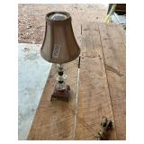 Small crystal table lamp